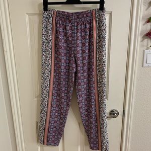 Colorful flowy pants